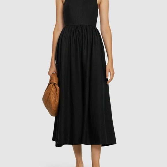 REFORMATION Percy Linen Midi Dress - Picture 3 of 11